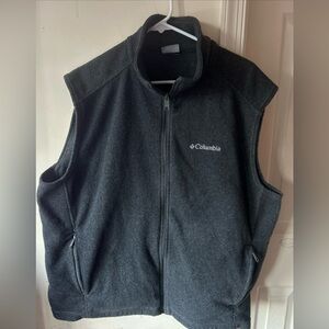 Columbia Charcoal Fleece Jacket XL